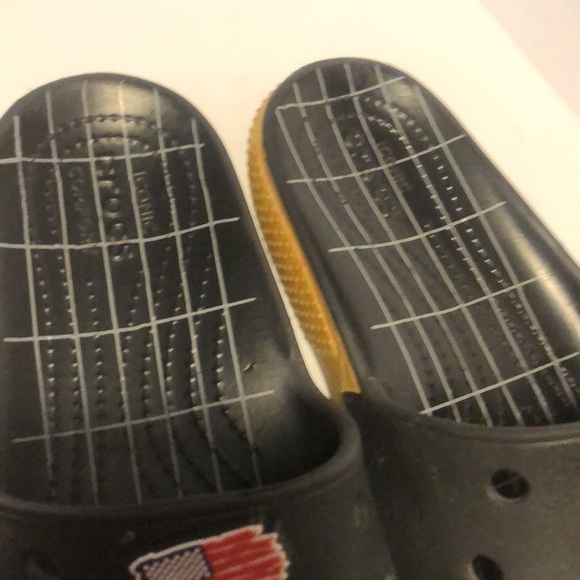 Luke Combs X Crocs Classic Bootlegger Unisex Black Slide Sandals - Picture 8 of 8